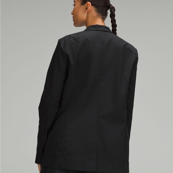 Lululemon relaxed twill blazer black XS NWT - Picture 7 of 11